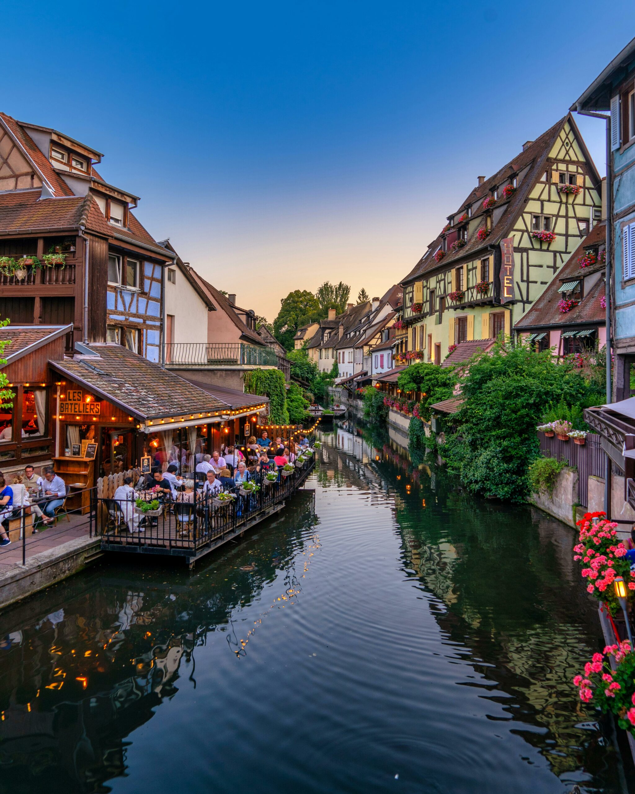 Restaurant au bord de l'eau à Colmar - week-end en Alsace